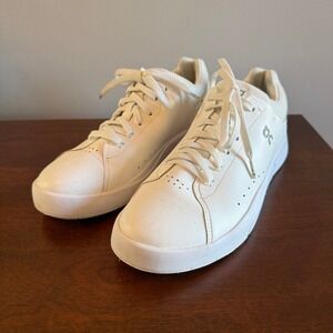 On Cloud Roger Women's Size 10 White Sneakers Excellent Condition